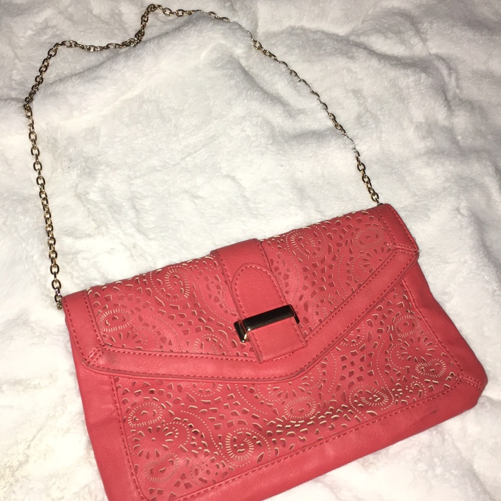 Coral shoulder bag